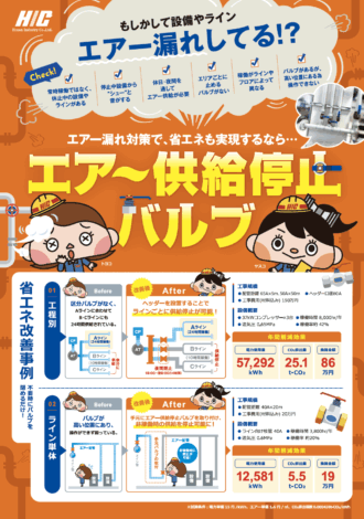 エアー供給停止バルブ